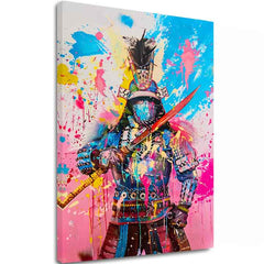 Slika SAMURAI SPIRIT na platnu | Poslikana struktura