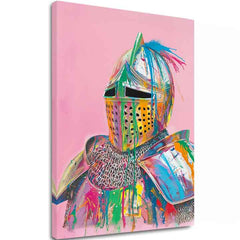 Slika VIVID KNIGHT na platnu | Poslikana struktura