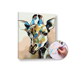 Barvanje po številkah - žirafa