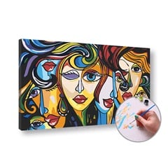 Slikanje po številkah ŽENSKE - nizka težavnost