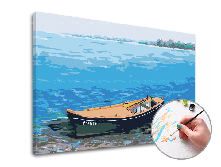 Slikanje po številkah RIBIŠKI ČLANEK | nizka težavnost