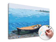 Slikanje po številkah RIBIŠKI ČLANEK | nizka težavnost