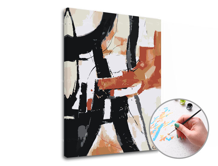 Slikanje po številkah V SENCIH LOVCA | nizka težavnost