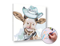 Slikanje po številkah Telo s klobukom | nizka težavnost