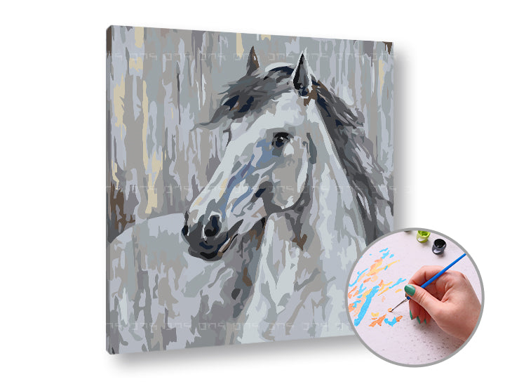 Slikanje po številkah BELI Golob | nizka težavnost