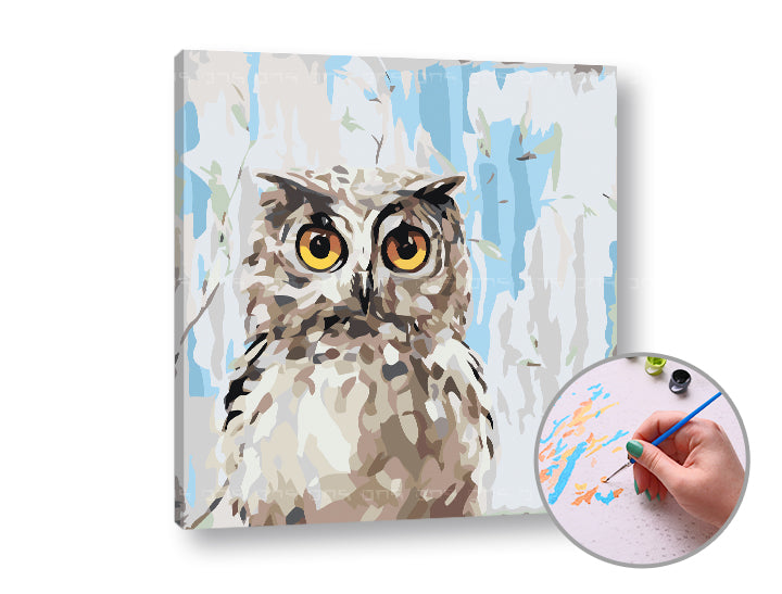 Slikarstvo po številkah MUDRA Sova | nizka težavnost