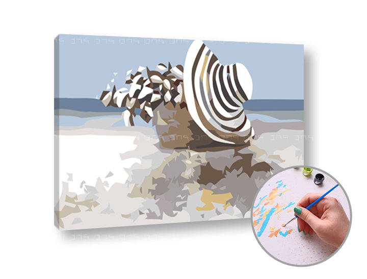 Slikanje po številkah Počitek na plaži | nizka težavnost