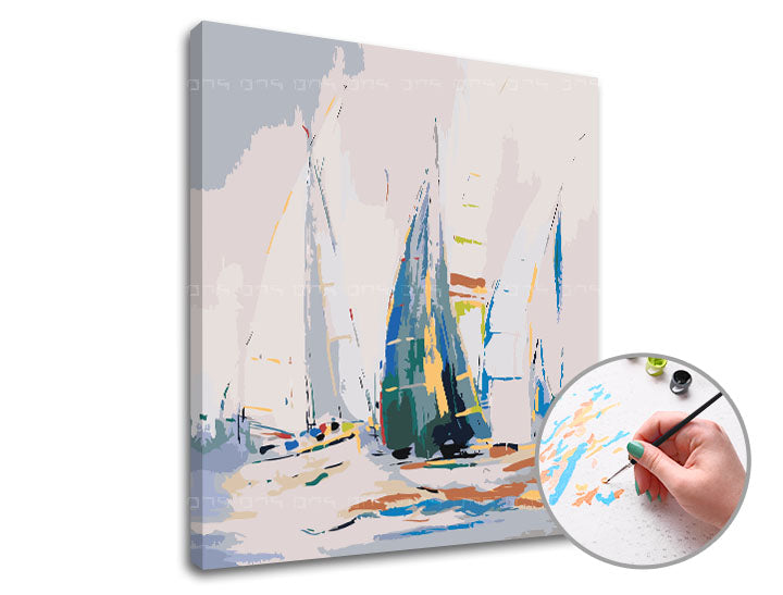 Slikanje po številkah HOPE STORY | nizka težavnost