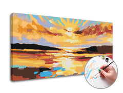 Slikanje po številkah WEST SLNKA | nizka težavnost