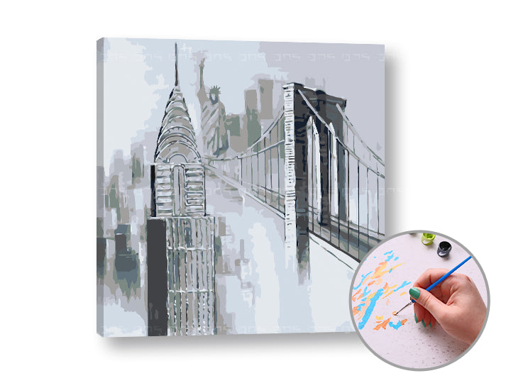 Slikanje po številkah SOCHA SLOBODY | srednja težavnost