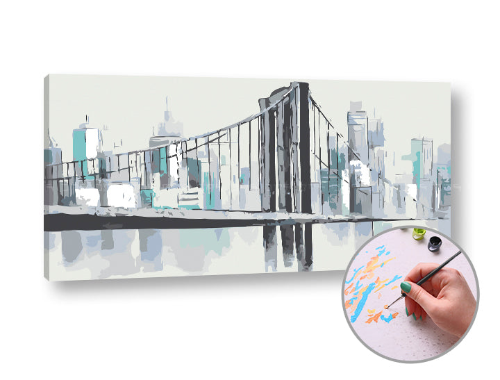 Slikanje po številkah MOST Čez reko | nizka težavnost