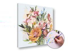 Slikanje po številkah - šopek ljubezni