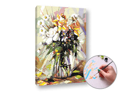Slikarstvo po številkah LUCKY FLOWERS IN THE PASSION | srednja težavnost