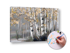 Slikanje po številkah BREZOV GAJ | visoka težavnost