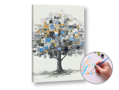 Slikanje po številkah STROM IN HMLE | srednja težavnost