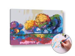 Slikarstvo po številkah BARVA NARAVE | srednja težavnost