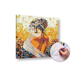 Slikanje po številkah - Ženska - srednja težavnost