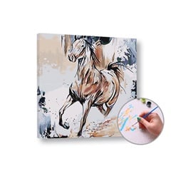 Slikanje po številkah Konji - srednja težavnost