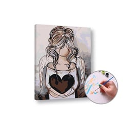 Slikanje po številkah ANGEL - nizka težavnost