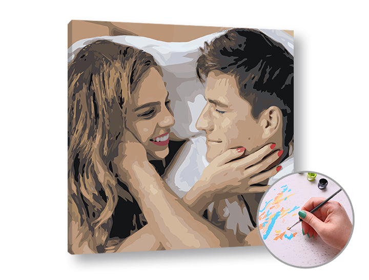 Slikanje po številkah iz lastne fotografije | KVADRAT