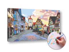 Slikanje po številkah BORING STREET | srednja težavnost