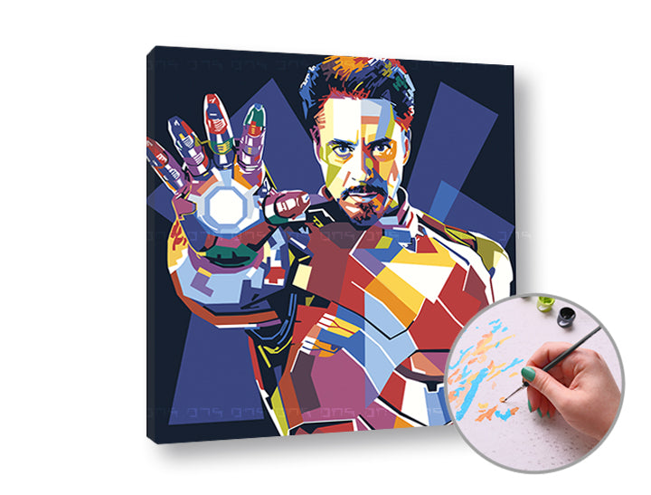 Slikanje po številkah IRONMAN | nizka težavnost