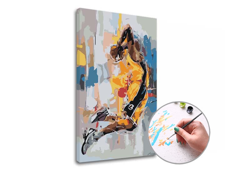 Slikanje po številkah KOBE BRYANT MEMORY | nizka težavnost