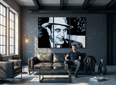 Ročno poslikana slika POP ART AL CAPONE | različne velikosti - slika 4