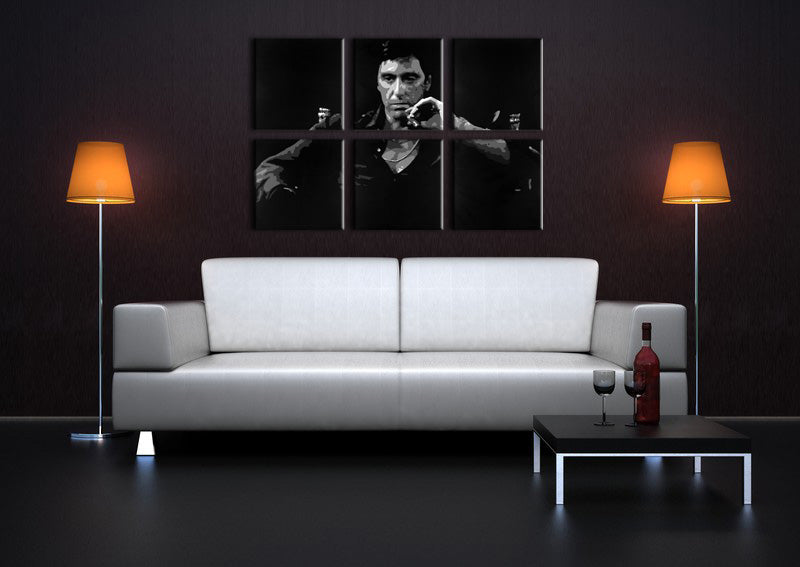 Poslikano POP ART stenska slika SCARFACE-AL PACINO