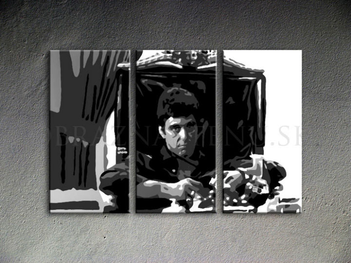 Ročno poslikana slika POP ART AL PACINO