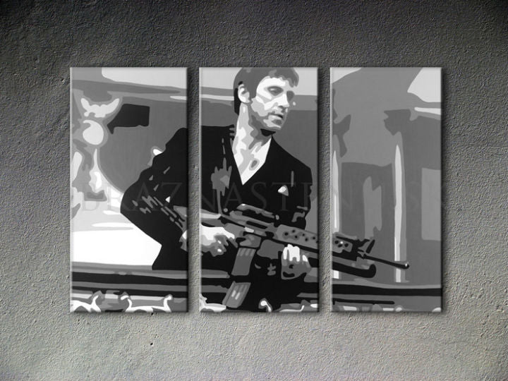 Ročno poslikana slika POP ART AL PACINO