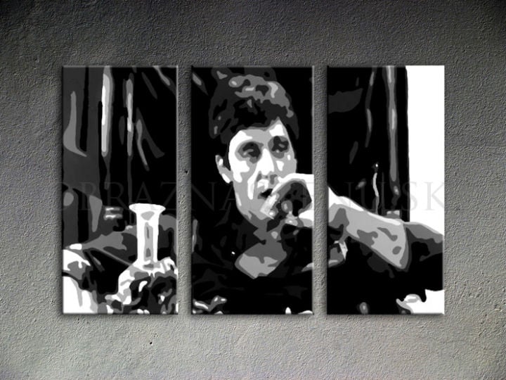 Ročno poslikana slika POP ART AL PACINO