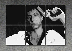 Ročno poslikana slika POP ART SCARFACE - AL PACINO
