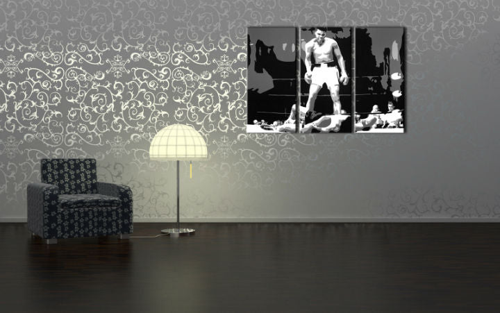 Ročno poslikana slika POP ART MUHAMAD ALI 60x40 cm