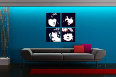 Ročno poslikana slika POP ART BEATLES - slika 2