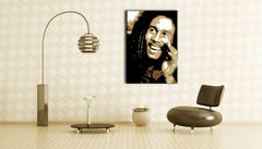 Ročno poslikana slika POP ART BOB MARLEY