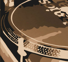 Ročno poslikana slika POP ART DJ 120x80 cm