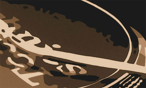 Ročno poslikana slika POP ART DJ 60x40 cm