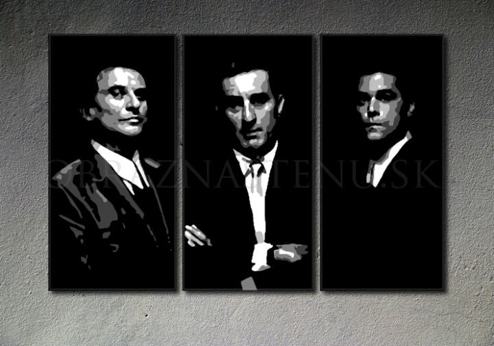 Ročno poslikana slika POP ART GOODFELLAS 90x60 cm