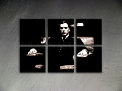 Ročno poslikana slika POP ART GODFATHER 120x80 cm
