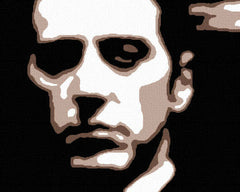 Ročno poslikana slika POP ART GODFATHER 120x80 cm