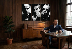 Ročno poslikana slika POP Art GODFATHER 3 kosi bog2 - slika 3