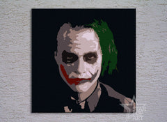 Ročno poslikana slika POP ART JOKER  100x100 cm