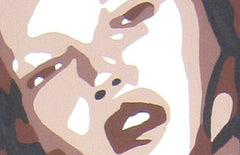 Ročno poslikana slika POP ART KATE MOSS - slika 4