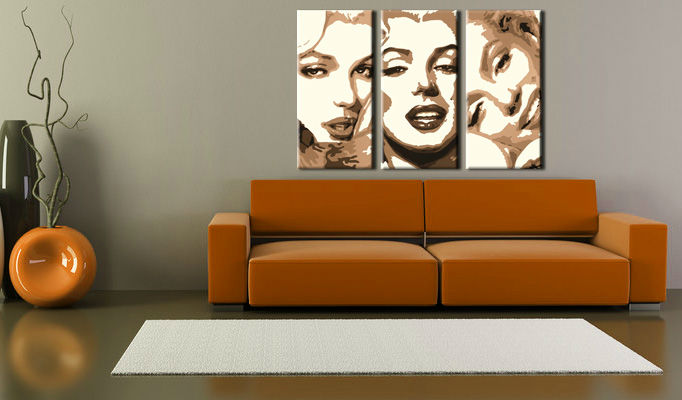 Ročno poslikana slika POP ART MARILYN MONROE - slika 2