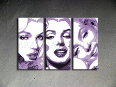 Ročno poslikana slika POP ART MARILYN MONROE 120x80 cm