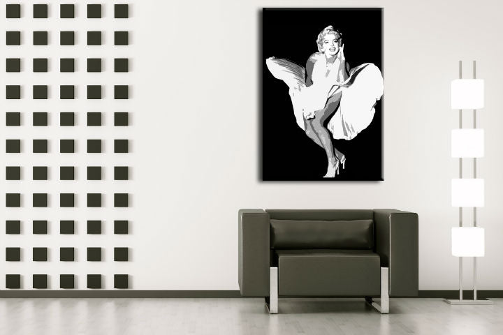 Ročno poslikana slika POP ART MARILYN MONROE