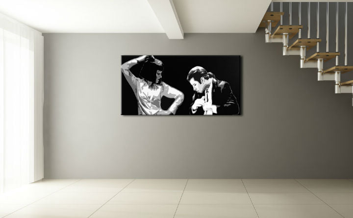Ročno poslikana slika POP ART PULP FICTION