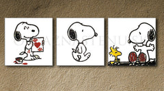 Ročno poslikana slika POP ART  SNOOPY  210x70 cm