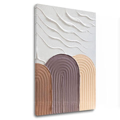 Poslikana slika s strukturo - Jutro na Mount Everestu | različne dimenzije